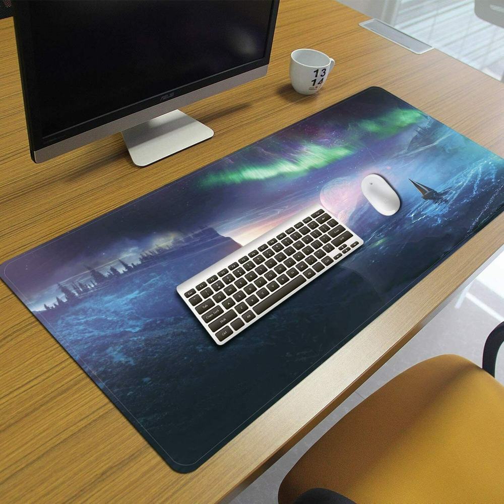 Large Gaming Mouse Pad Desk Mat, XL 31.5"X11.8" Long Extended Full Non-Slip